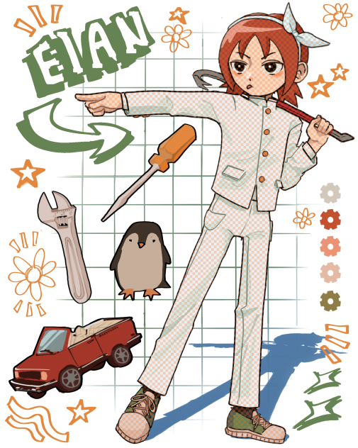 DRAWING PICREW OCS; Thing One & Two pt2