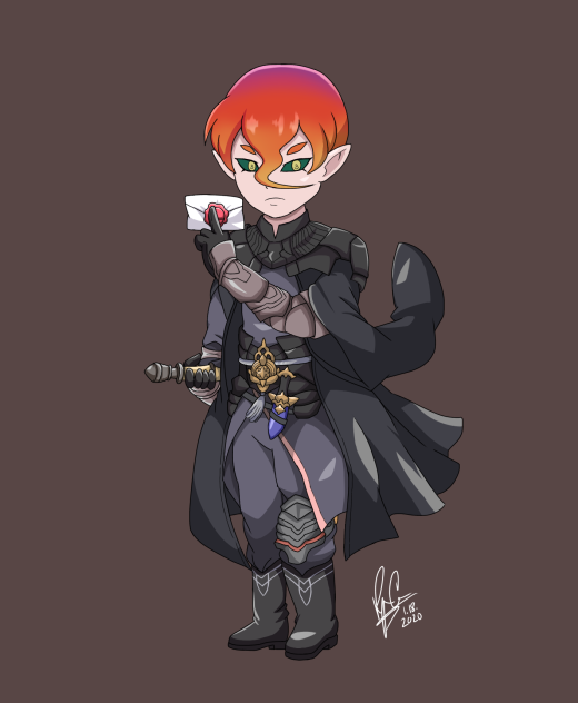 Suzaku as Byleth (male)