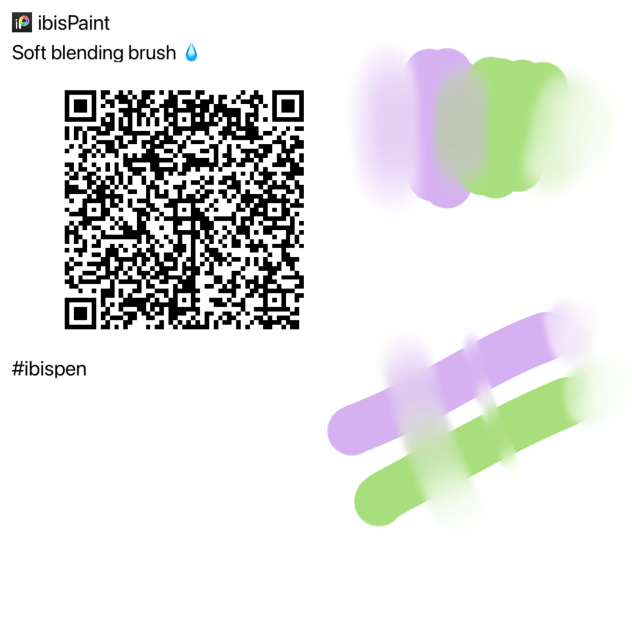 Soft blending brush - ibisPaint