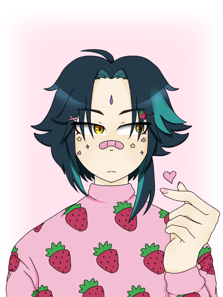 🍓pastel strawberry xiao💕 ibisPaint