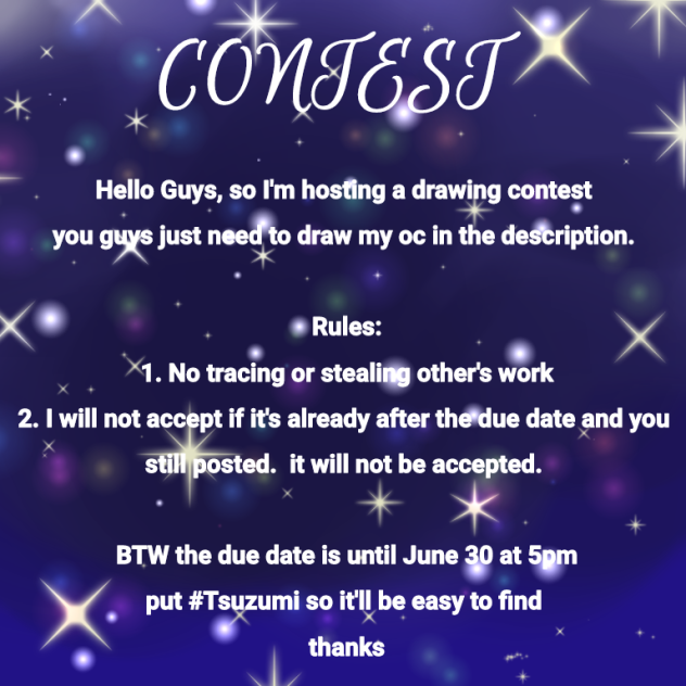 Drawing Contest #1