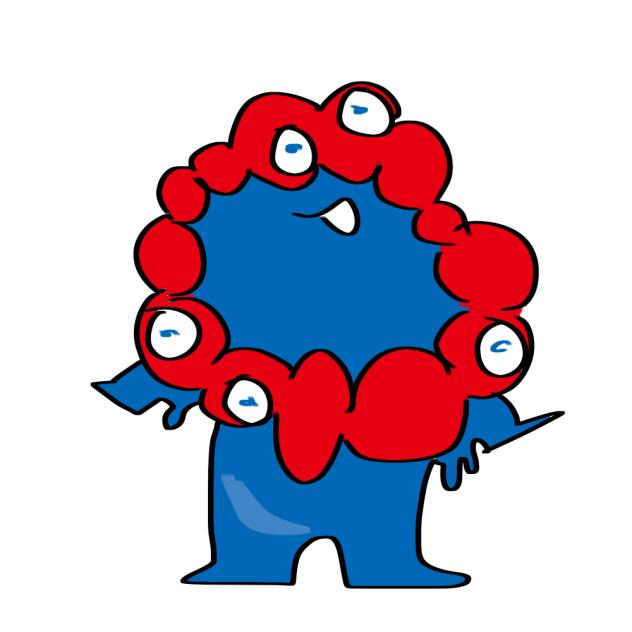 ミャクミャク　落書き