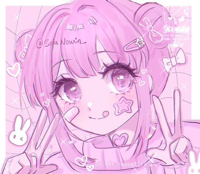 手描きハートイラスト06【ピンク】：イラスト無料