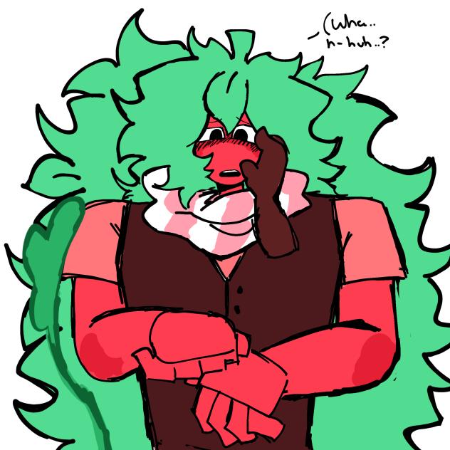 Ohhh he's BLUSHHINGGGG! ♥️♥️