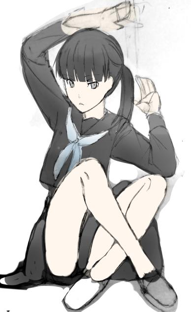 ポーズ練習（座る）