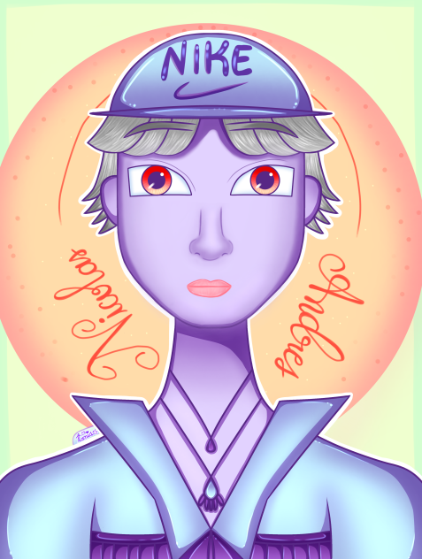 Dibujando un personaje Morado