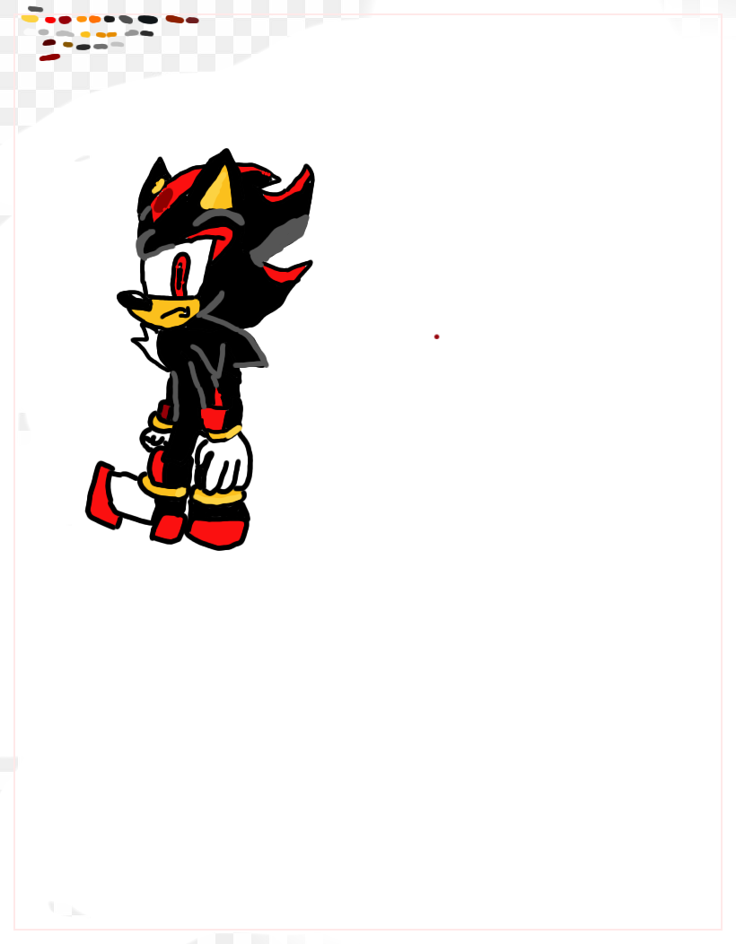 Shadow the hedgehog - ibisPaint
