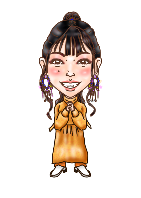 似顔絵 竹内アンナ