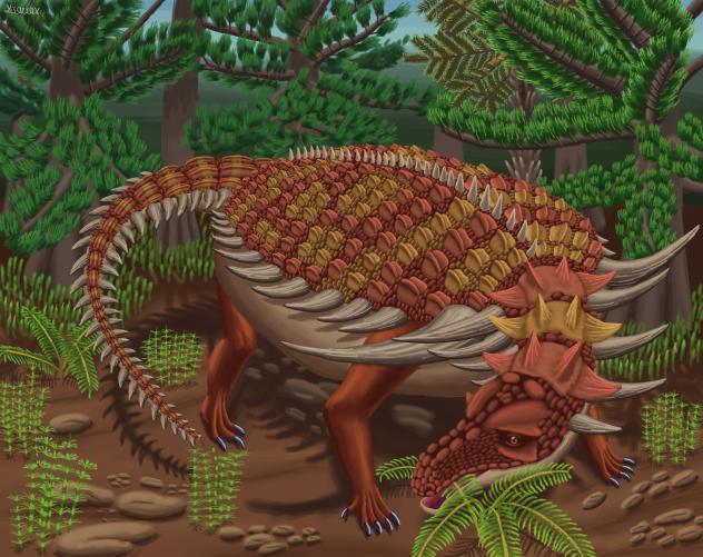 Borealopelta Markmitchelli Eating