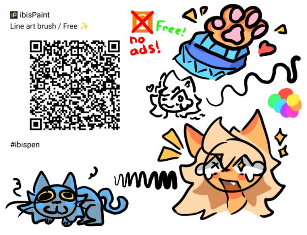 Line art and color brush