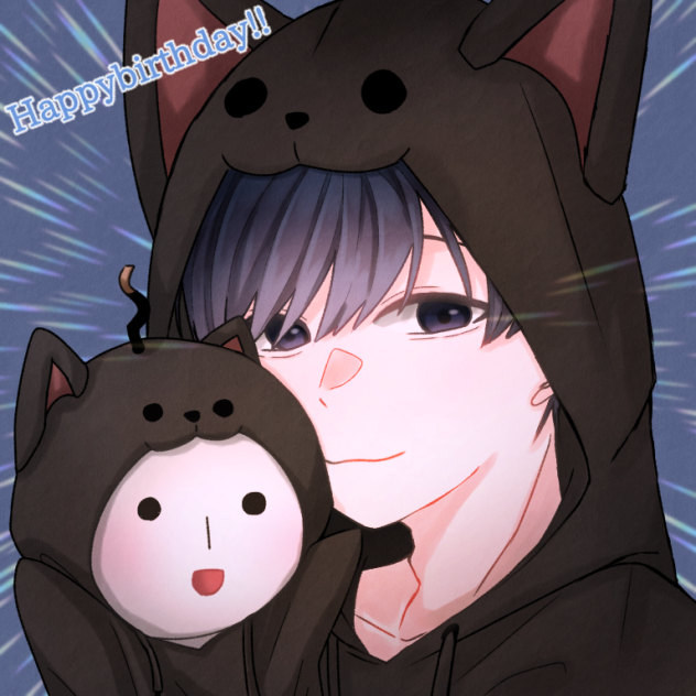 ぽきさんおたおめイラスト