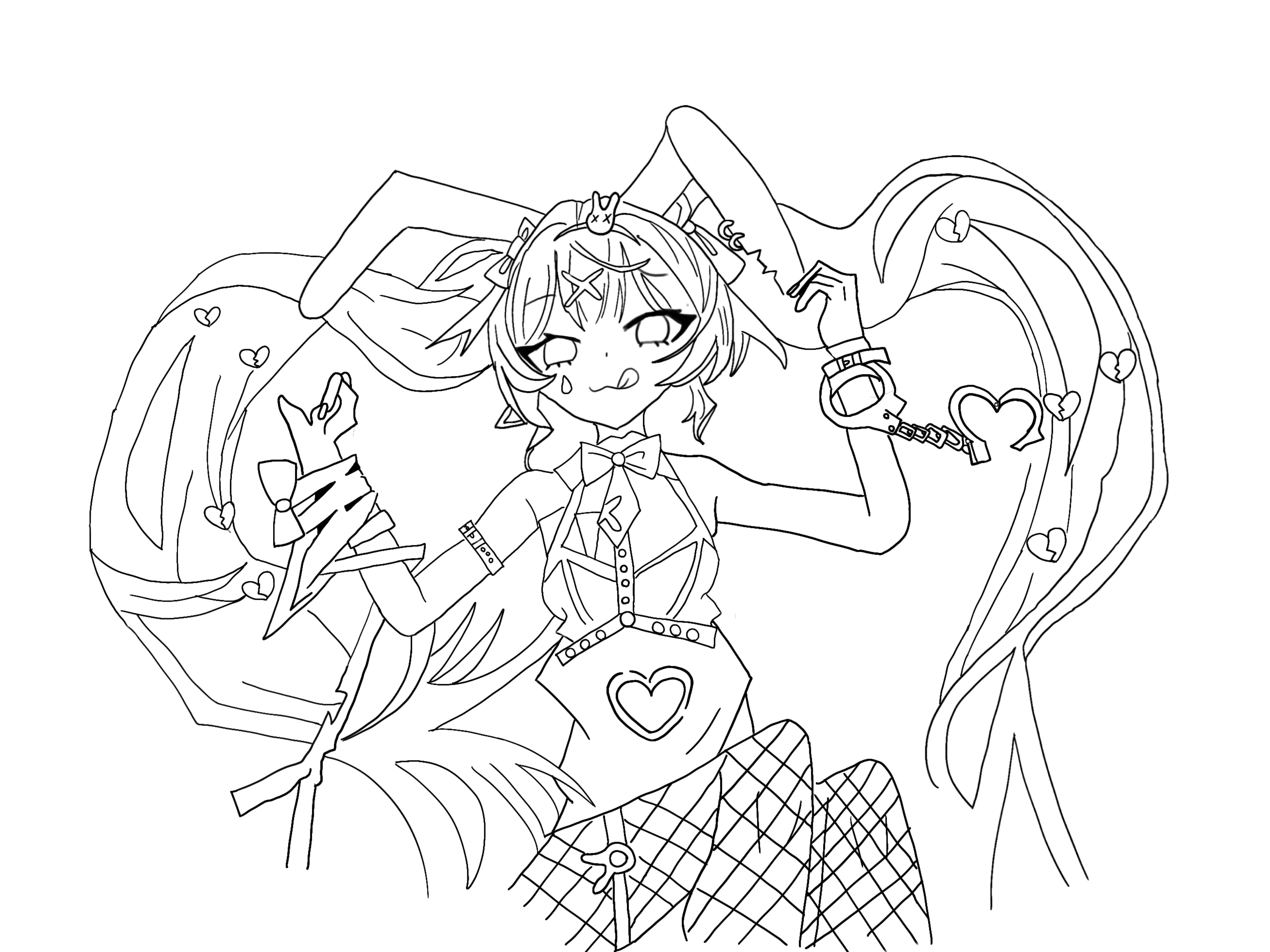 ラビットホール線画 - ibisPaint