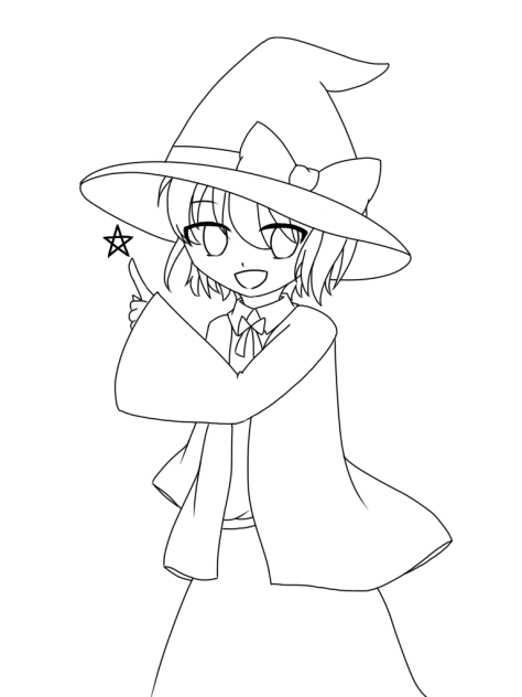 Halloween 線画