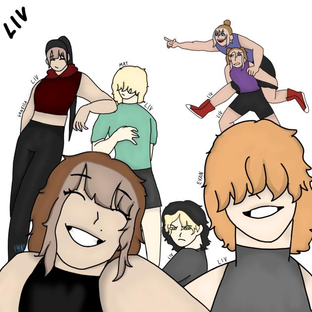 Five new oc’s(re-upload)