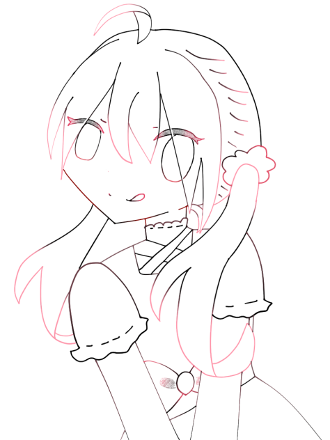 線画！