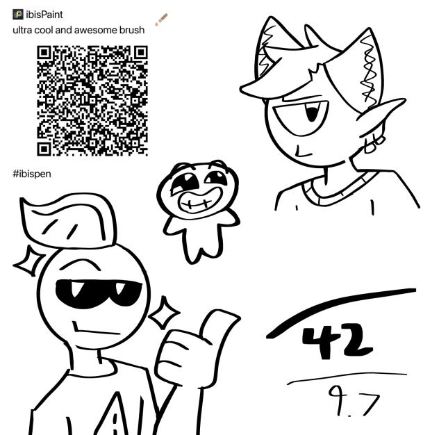 My super cool lineart brush - ibisPaint