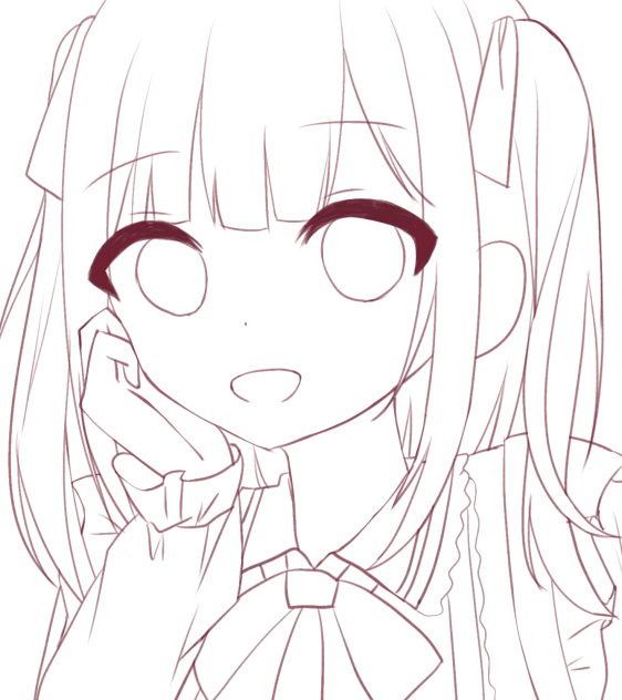 かわいい？（線画）