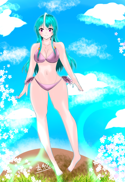 真夏の晴れ空