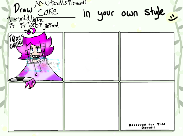 Draw Cake in your own style