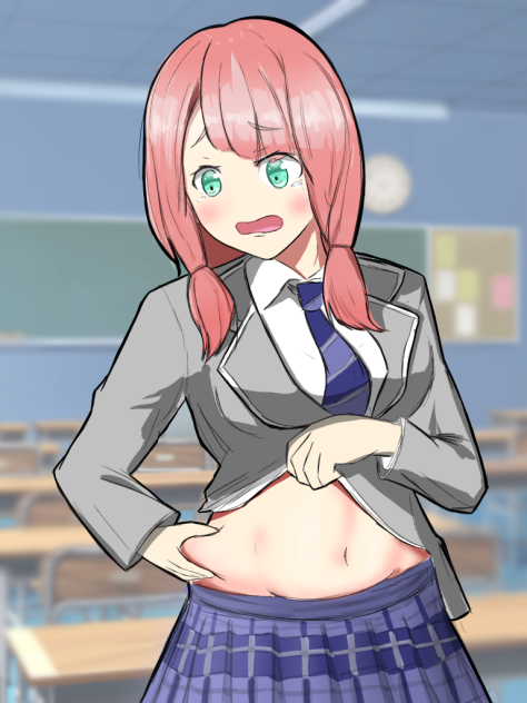おなかプニプニのひーちゃん