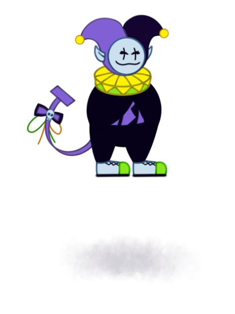 Jevil sitting animation