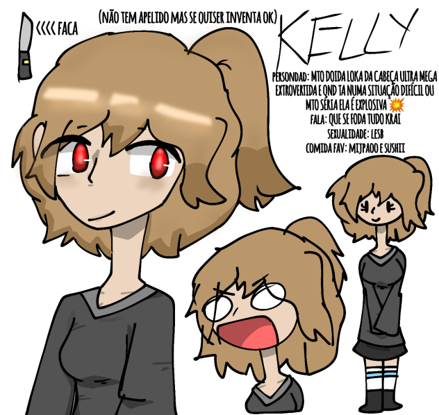 Kelly oc pra comic da Melina