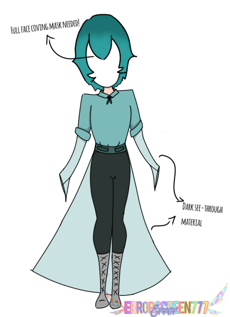 Tomo’s villain outfit
