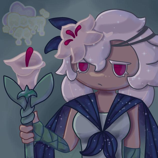 White lily cookie ♡