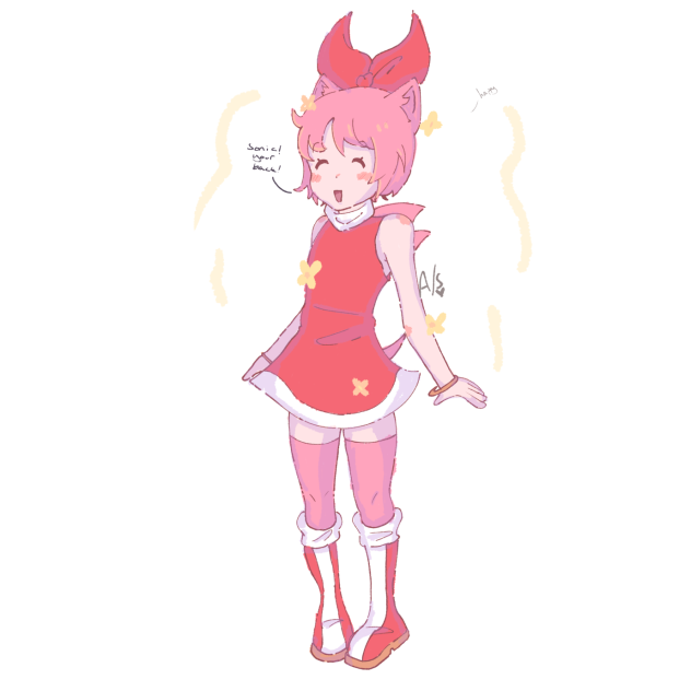 Human Amy rose