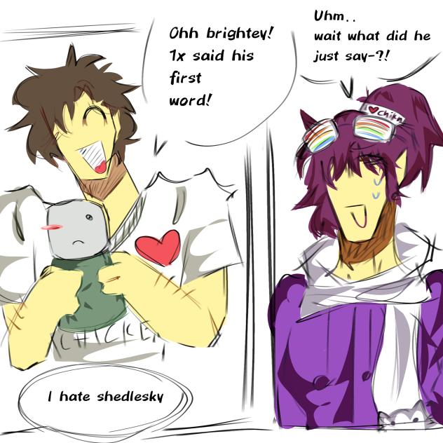 Brightsky sketch eheh ⚠️MY AU⚠️
