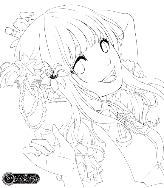 ☆イェイ‼︎☆(線画)