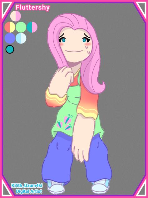 Fluttershy - Human version;