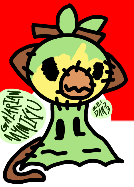 Galarian Mymiku (Grookey)