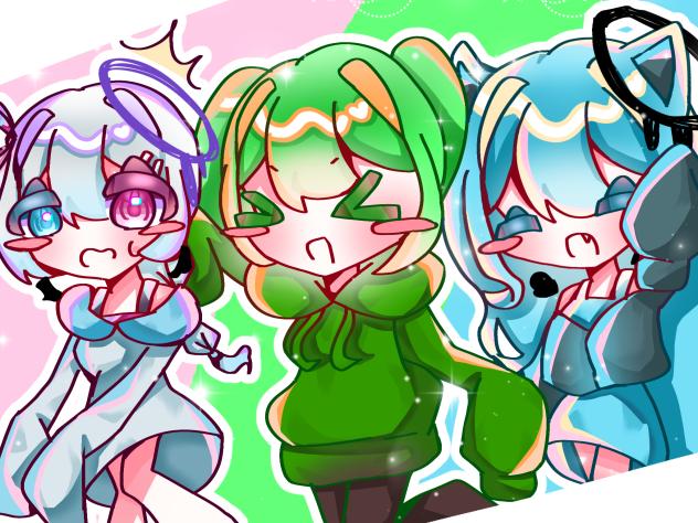 三姉妹ー！