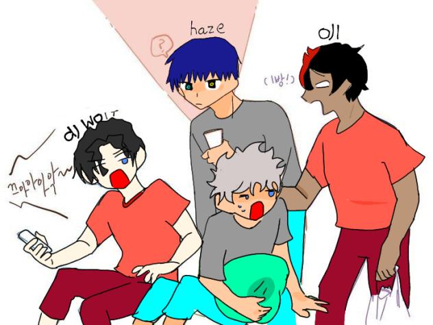 a boy hang out ds oc if they lived