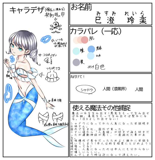 キャラ募集🧜🏻‍♀️