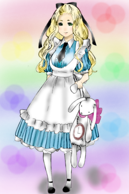 遠くの日には青く  アリス