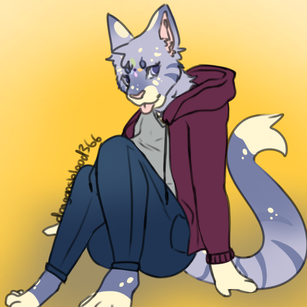fullbody colored sketch commission