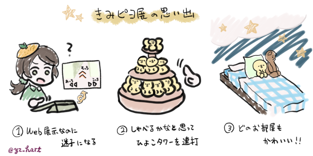 きみピヨ展の思い出1