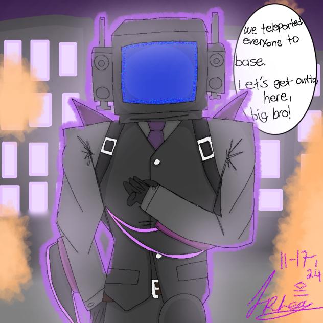 Energized TV man 💜