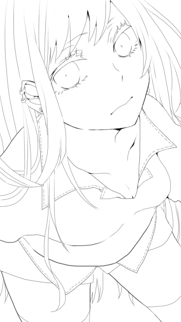ぶーん線画