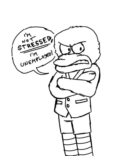 i think he lost his job!!