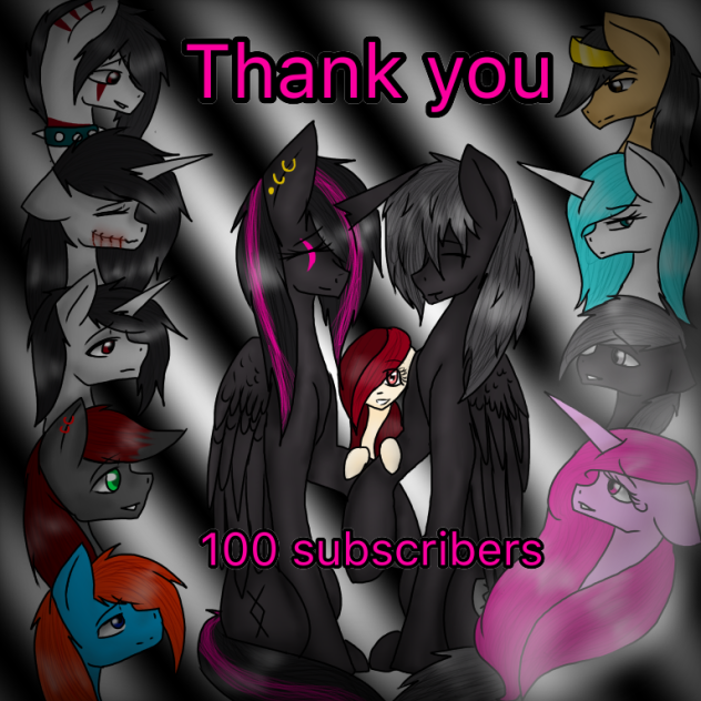 [speedpaint] 100 subscribers thank you