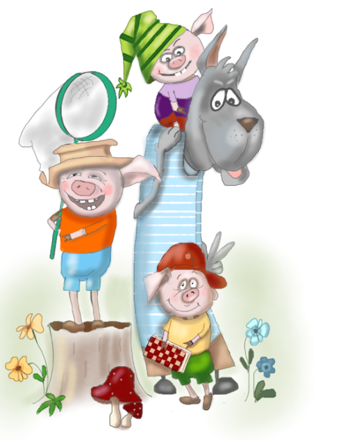 3 little pigs - ibisPaint