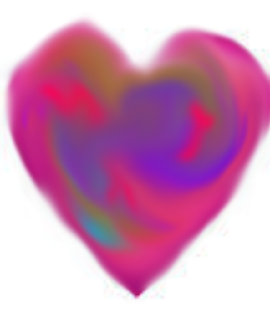 the colourful heart ๐๐๐๐๐ - ibisPaint