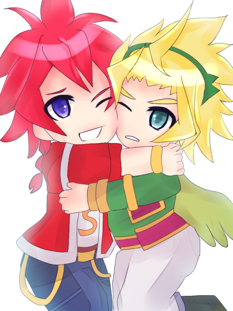 茂上駿太くんとヨクくん