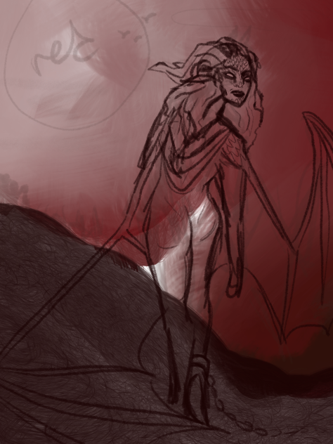 Haunt of the red sky (Sketch)