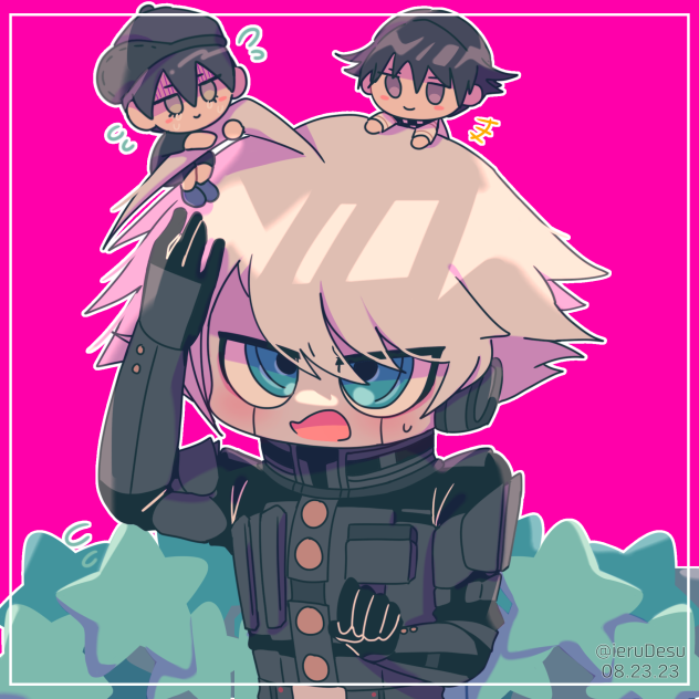 Kiibo with plushies 🤭