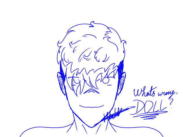Sketch of Villain Deku