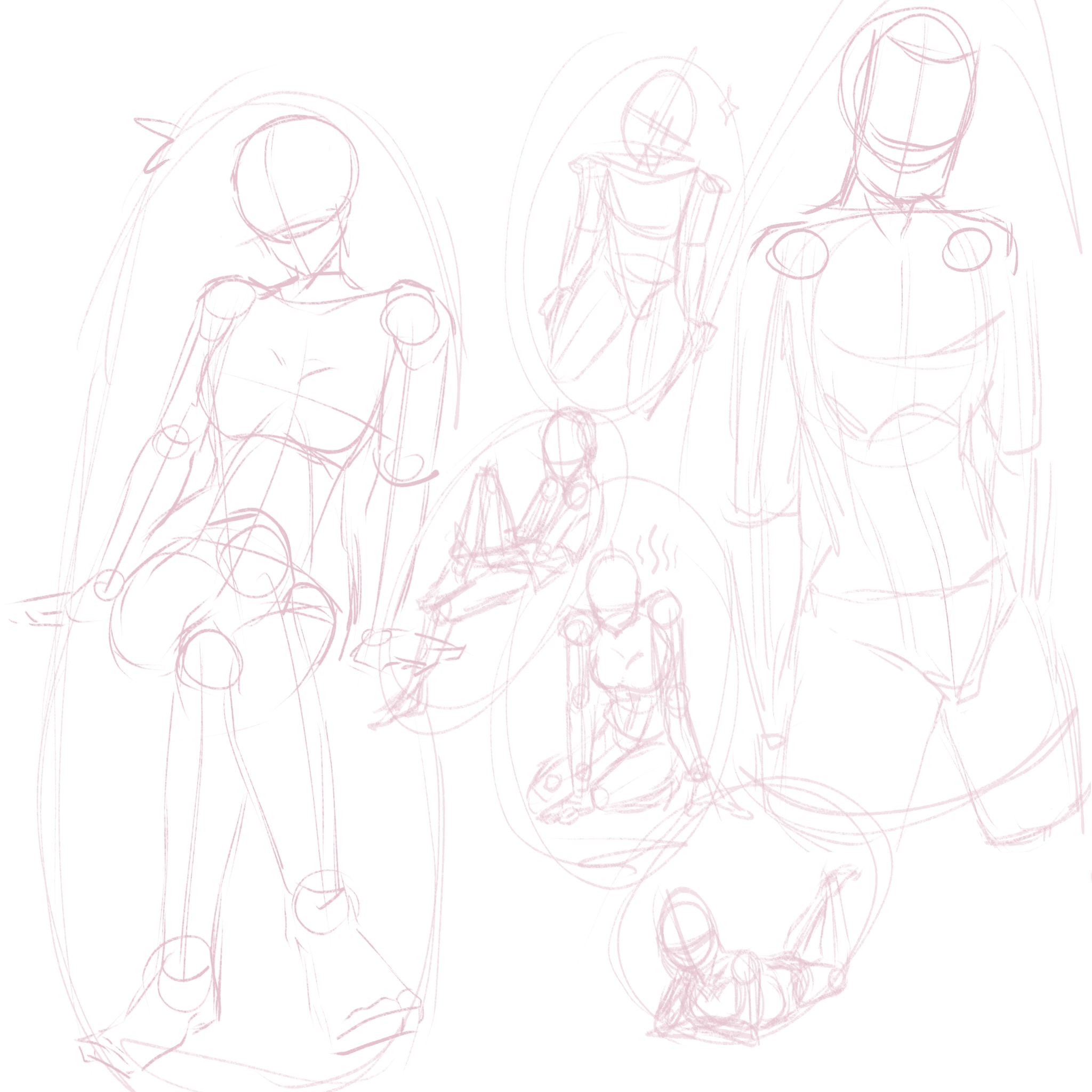pose practice without reference ig - ibisPaint